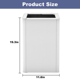 （2 Pack）121 Replacement Filter, Compatible with Blue P-ure 121 Air Purifier, H13 Particle, and Activated Carbon Filter