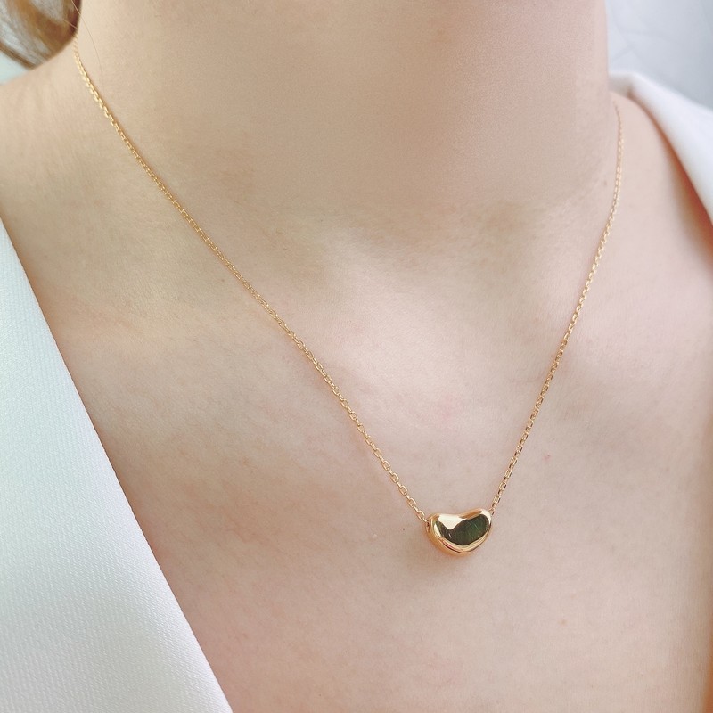 14k necklace daily layered heart empty silver pendant silver (sillver)