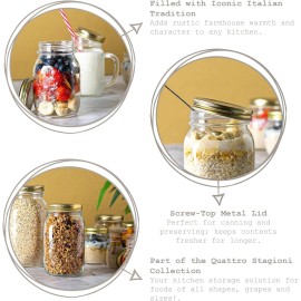 Bormioli Rocco Quattro Stagioni 17 oz. Canning Jar
