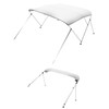 VEVOR 3 Bow Boat Bimini Tops, 600D Polyester Canopy with