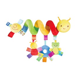 Noaxylic Baby Pram Spiral Toy, Baby Seat Hanging Toy, Pram Toy, Baby Cot Spiral Toy, Newborn Gift, for Cot Car Seat Baby Seat, for Baby 0-12 Months