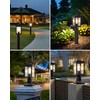 ZILLSEA Dusk to Dawn Outdoor Post Light, Oil-Rubbed Bronze Pole