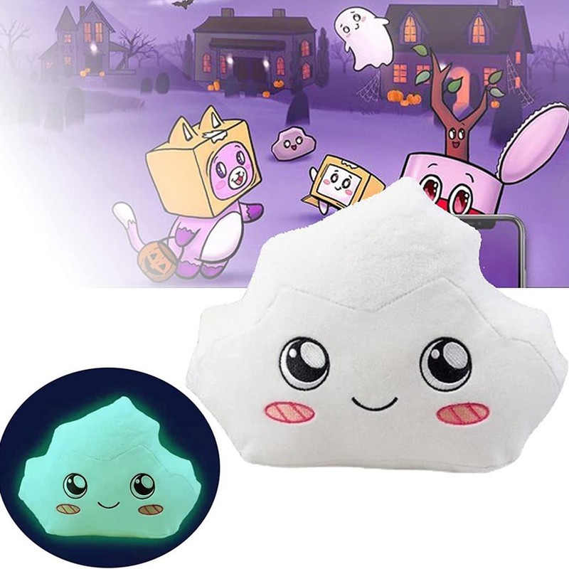Luminous Cartoon Plush Doll with Removable Headgear Flurry Doll Toy