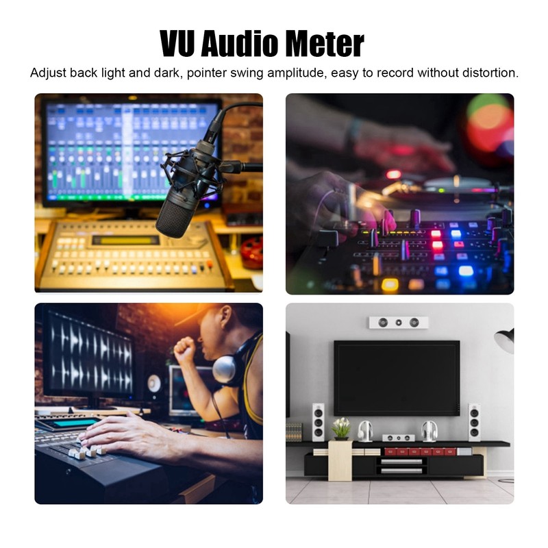 TS-DB105-W VU Meter with White Backlight Driver Board Audio Power