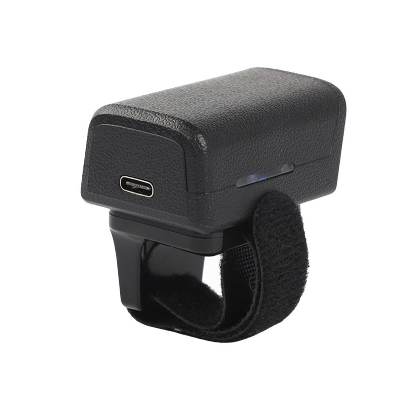 Wearable Ring Type Barcode Scanner USB Wired+2.4G+BT Three-mode Connection Support