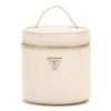 GUESS Round Beauty Case Cream, cream