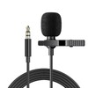 Clip-on Professional Microphone, Omnidirectional Condenser for Recording Interview, Studio, Video,
