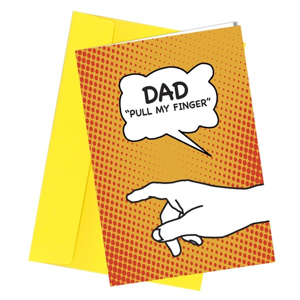 #187 Fathers Day / Birthday Card Pull My Finger Dad