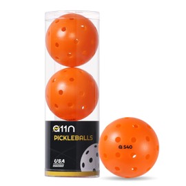 A11N S40 Outdoor Pickleball Balls- USAPA Approved, 3-Pack, Tangerine…