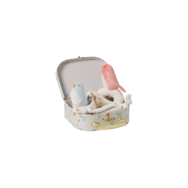 VERTBAUDET Savania Comforter and Rattle Suitcase Natural