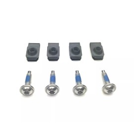 Jeep Hardware 8 pc Stainless Bumper End Cap Torx Bolts and U-Nuts Fits 1997 to 2006 Wrangler