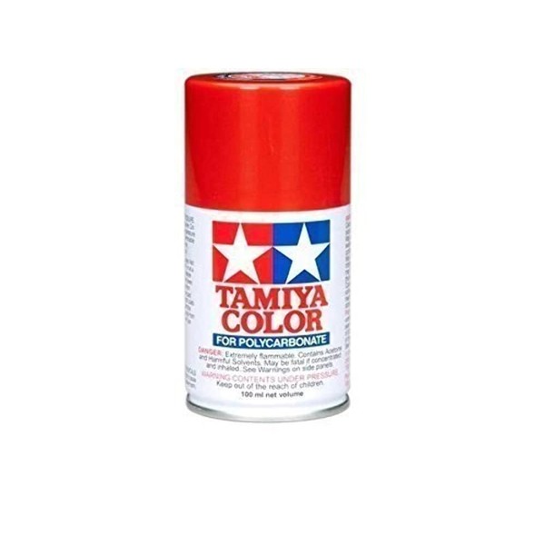 Tamiya Polycarbonate PS-60 Bright Mica Red Spray 100 ml TAM86060 Lacquer Primers & Paints