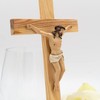 Holy Family Wooden Wall Cross with Christ - Three Sizes