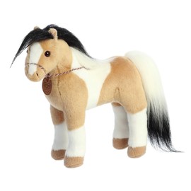Aurora® Exquisite Breyer® Pinto Horse Stuffed Animal - Realistic Detailing - Imaginative Play - Brown 13 Inches