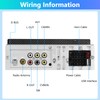 Motorsi Single Din Car Stereo with Wireless Apple Carplay, 6.9