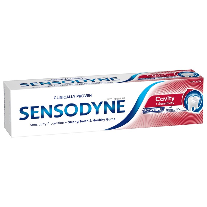 Sensodyne Cavity & Sensitivity Toothpaste 75ml – Daily Protection for
