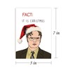 HEALSLA Funny Dwight Schrute Christmas Card, The Office Merry Christmas