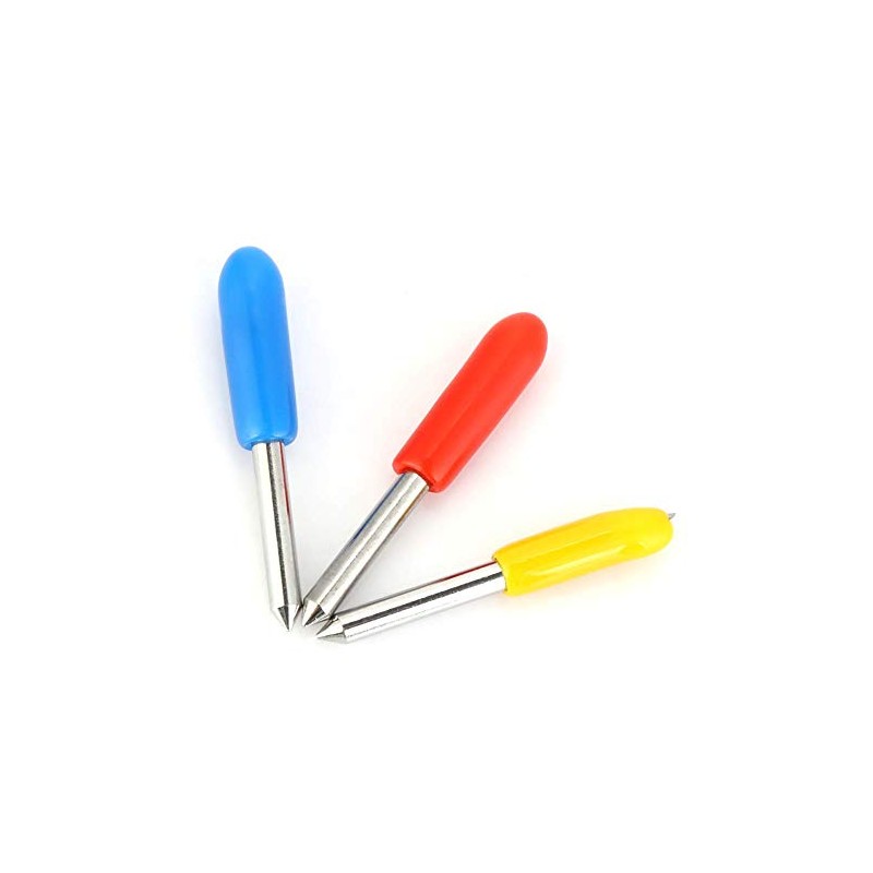 Cutter Blade Pack of 15 Red Yellow Blue 30/45/60 Degree