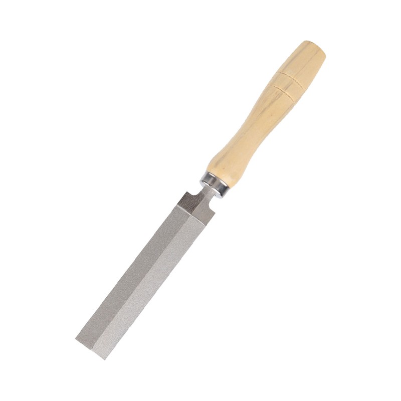 Diamond Rhombic File Wooden Handle Metal Glass Grinding Woodworking Garden