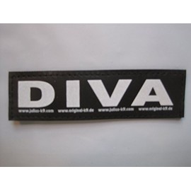 Labels Diva (Large) Package of 2 Julius-K9 for K-9 Harnesses
