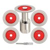 Mini Diamond Glass Cutting Disc - FOCSTOL 5pcs 1-9/16 Inch(40mm)