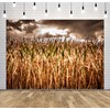 Loccor 7x5ft Fabric Spooky Corn Field Backdrop Fall Corn Field