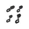 T Tulead 40PCS Offset Mounting Canvas Clips Black Canvas Clips