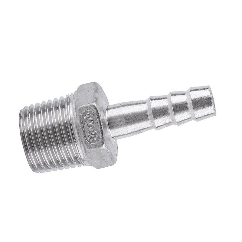 Hose Fitting Stainless Steel SS304 Male Thread Hose Nozzle 55°