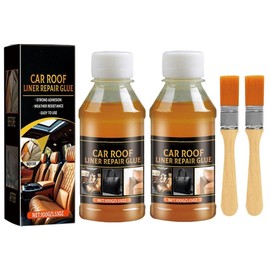 Headliner Repair Glue 100ml, Car Roof Liner Quick Repair Adhesive Glue, Car Roof Fabric Adhesive,Upholstery for Cars(2pcs)