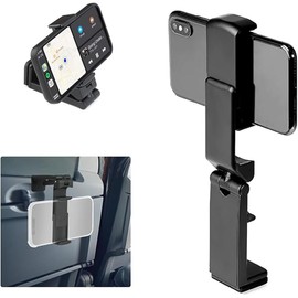 Airplane Phone Holder Portable Airplane Phone Holder Travel Essentials Multi-Directional 360° Degree Rotation Universal in Flight Airplane Phone Mount for Flying Home Kitchen Office (Black)