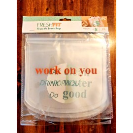 Fit & Fresh Fresh fit reusable snack bags pack of 3