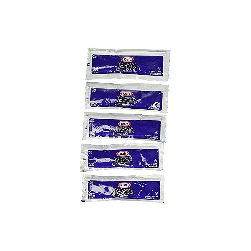 50 packets - Kraft Real Mayo 7/16 oz pouch (portion