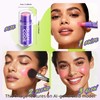 Rose Blush for Cheeks - Face Makeup Stick for Eyes,
