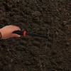Steel Garden Rake with 5 Prongs - Small Rake for
