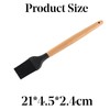 Brush with Bamboo - for Baking and Grilling - Removable