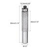 sourcing map 2 Pcs Diamond Profile Straight Router Bit 13.3mm