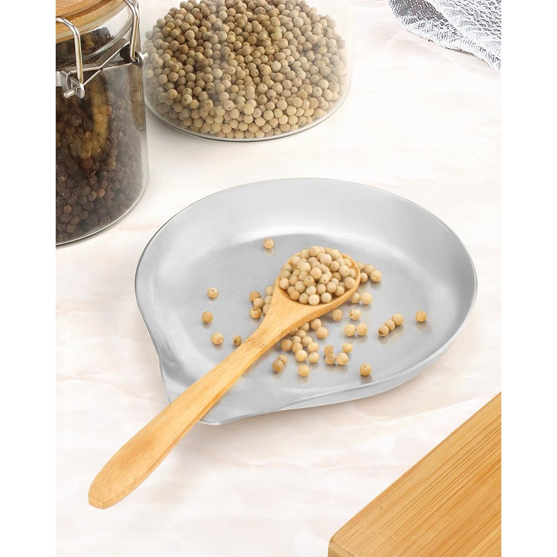 VanlonPro Stainless Steel Spoon Rest, Spatula Ladle Holder, Stainless Steel