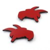 2PCS Custom Head Emblems 3D Badges Replacement for TRX Ram