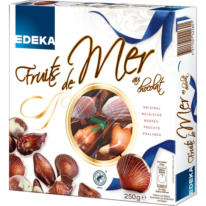 EDEKA Fruits de Mer au Chocolat Pack of 3 (3