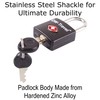 TSA Approved Luggage Locks Padlocks (1 Pack) OW-Travel Suitcase Locks