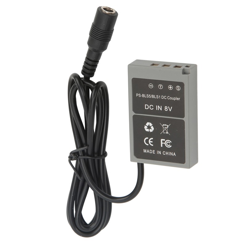 PS BLS5 BLS1 Dummy Battery DC Coupler For Olympus Pen