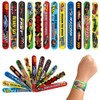YEIUZPT 24 PCS Race Car Slap Bracelets, Cool Race Cars