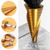 Shallho 1/4 Inch Hexagon Shank 4-32 mm Titanium Coated Spiral
