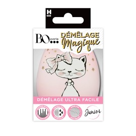 Bo... Paris Magic Detangling Hair Brush - Hair Brush with 4 Spikes - Fancy Panda Detangling Hair Brush - For All Hair Types - Pack of 1