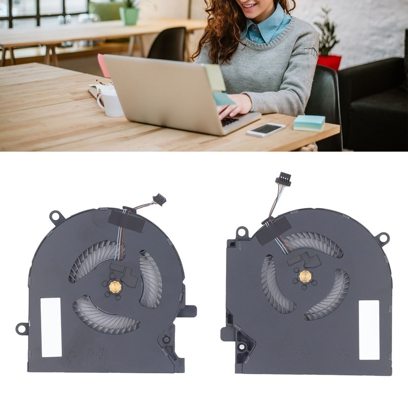 Laptop CPU GPU Cooling Fan 4 Pin Replacement Cooling Fan