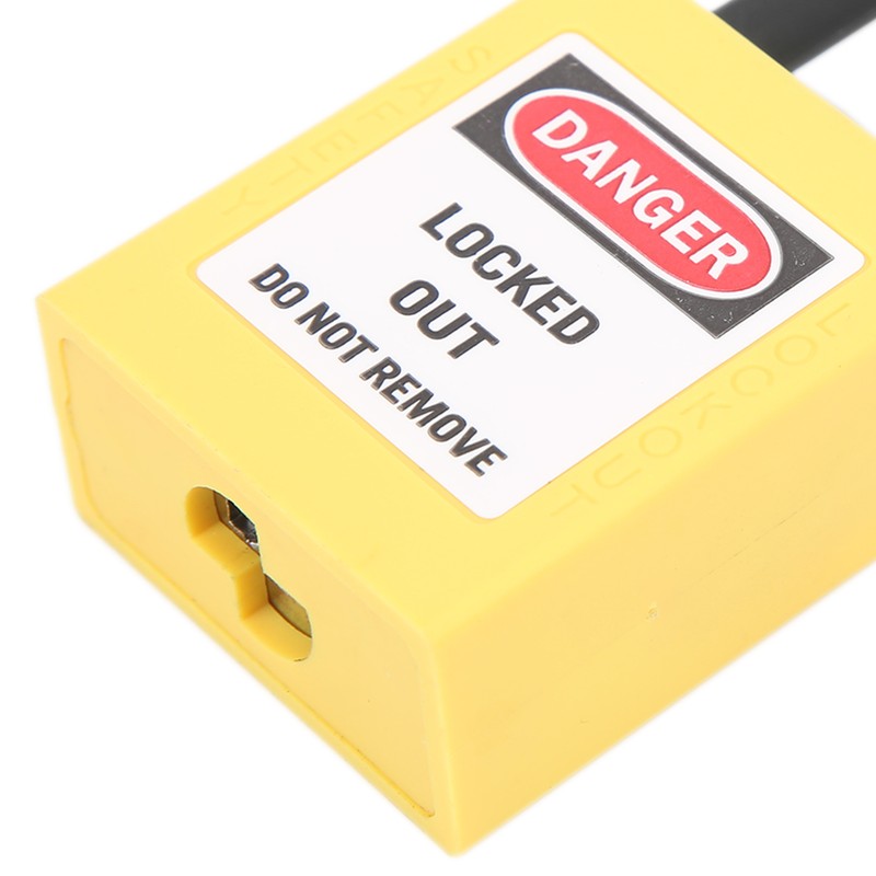 10 Sets 38mm Lockout Lock Dustproof Nylon Industrial Engineering Insulation