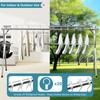 JAUREE 95 Inches Clothes Drying Rack, Drying Rack Clothing Folding