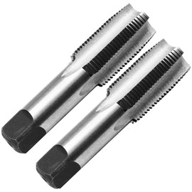 Litoexpe 2 Pcs M20 x 1.5 Metric Hand Tap, Right Hand HSS Threading Milling Tap Tool