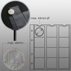 Prophila coin album with 4 Cases for 110 coins black