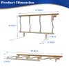 Mybow Bed Rail for Elderly Adults – 37" Medical Bed